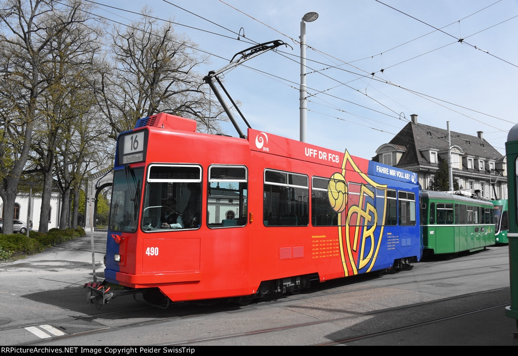 Streetcars in Basle, Switzerland